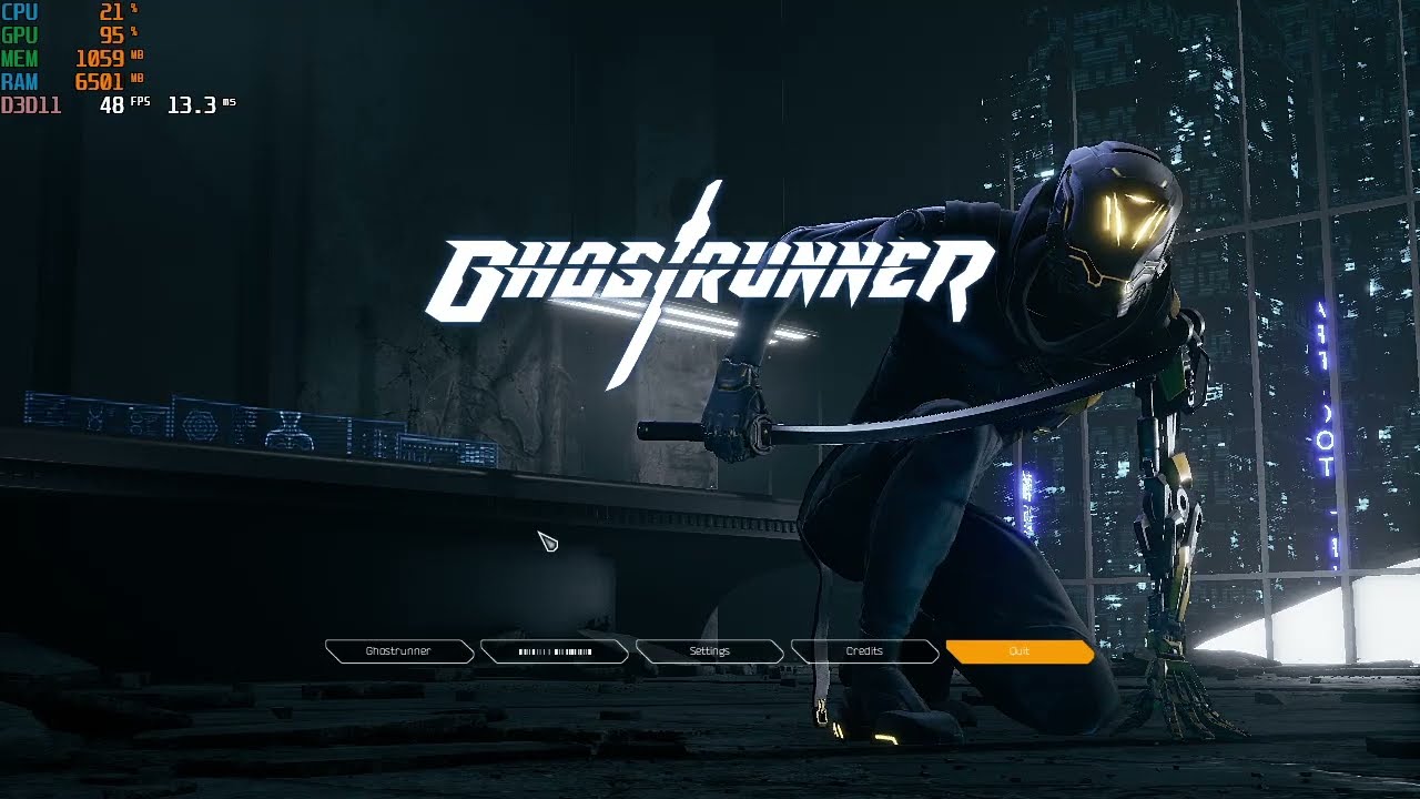 Ryzen 5 5600g Ghostrunner 720P/LOW-MEDIUM-HIGH