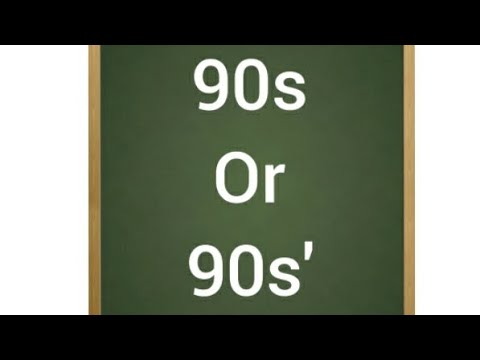 90s vs 90's shorts ExploreMoreandLearn