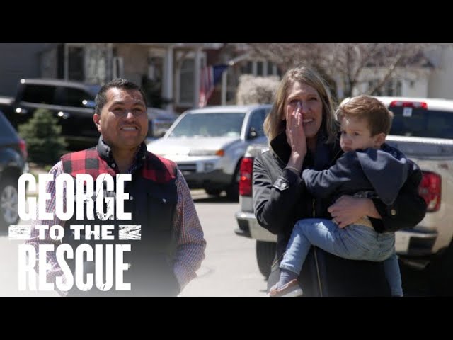 First Time Homeowners Receive An American Dream Home Renovation George To The Rescue Youtube