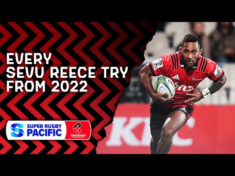 ALL TRIES | Every Sevu Reece try from Super Rugby Pacific 2022