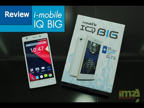 Review i-mobile IQ BIG แบต 5000mAh Android 5.0 Lollipop