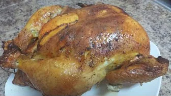 Puerto Rican Baked Whole Chicken
