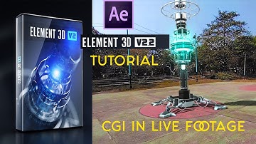 Realistic CGI Compositing | After Effects & Element 3D | Tutorial |2020 |