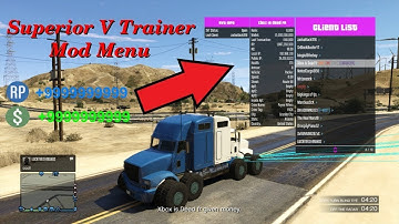 GTA 5 - Superior V Trainer - BEST MENU! - [RGH/JTAG]