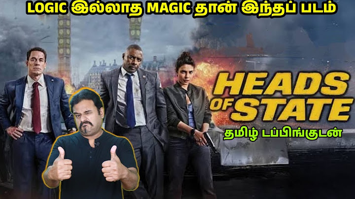 தமிழ் டப்பிங்குடன் Heads of State Movie Review by Filmi craft Arun | Idris Elva | John Cena