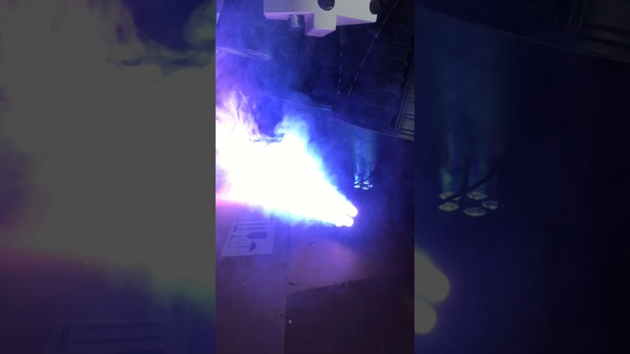 Space Shuttle LED and smoke machine effects