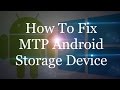 How to Fix MTP USB Device Driver of USB Device