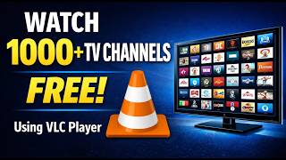 WATCH 1000+ TV CHANNELS FREE!  || Using VLC Player