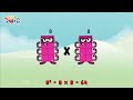Meet Numberblocks Square 1 to 10 | learn to count | educational kids @ColorArt_id #mathsforkids