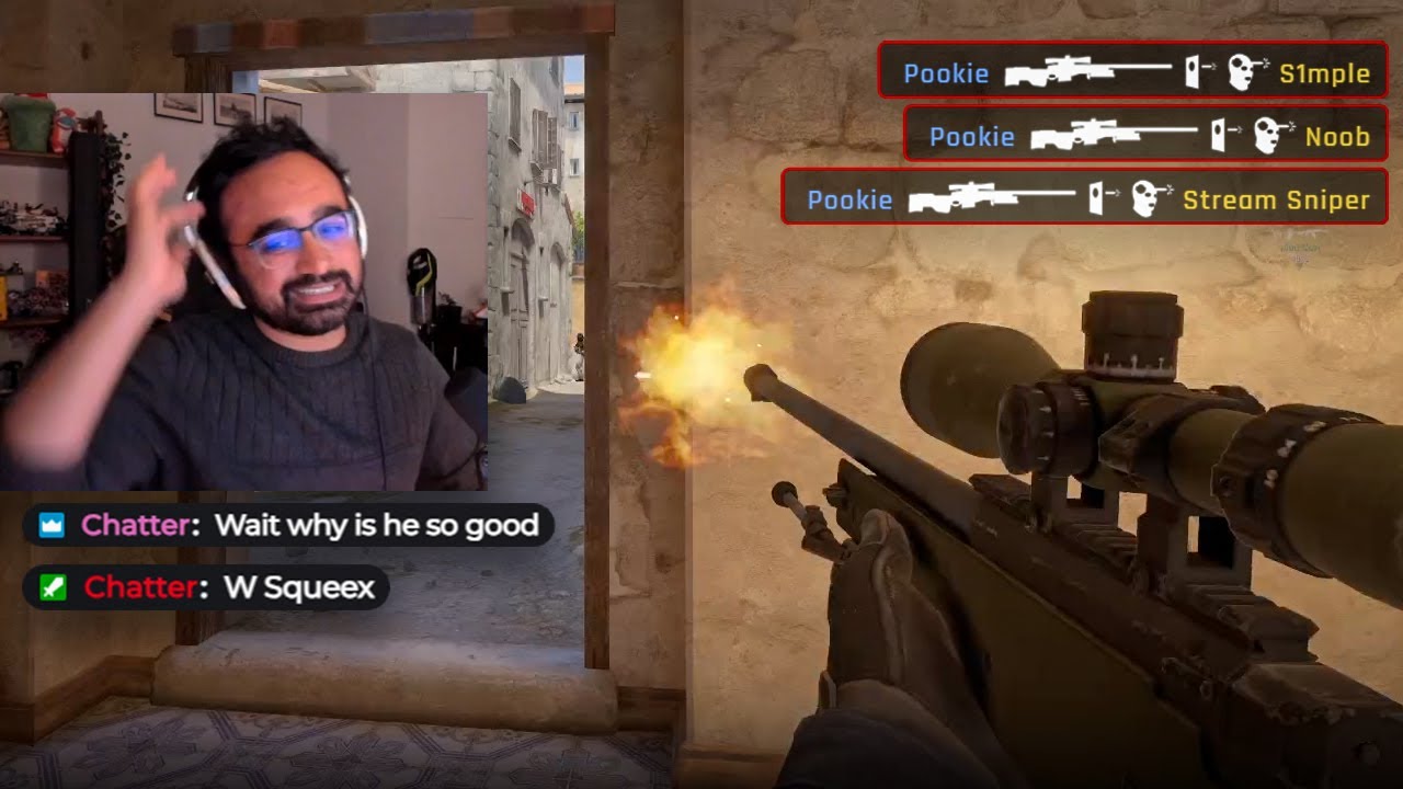 Wait why is Squeex Goated at Counter-Strike?