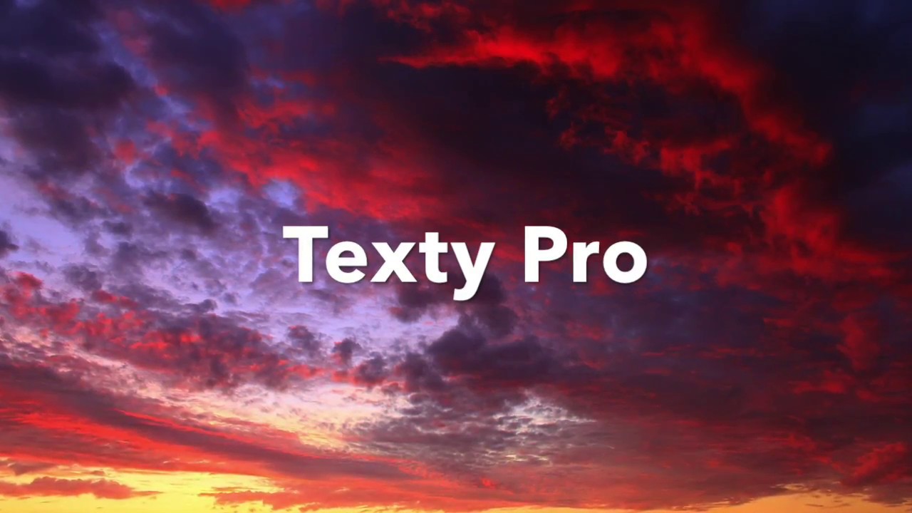 Texty Pro Texty Pro A Baisc Introduction - YouTube