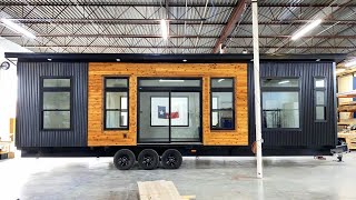 Tour the complete process of Pioneer Tiny Home 38'x10' (Master on Main). Indigo River Tiny Homes