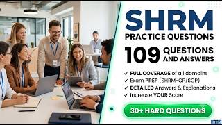 SHRM Practice Questions: Pass Your Exam Fast With These 109 Answers!