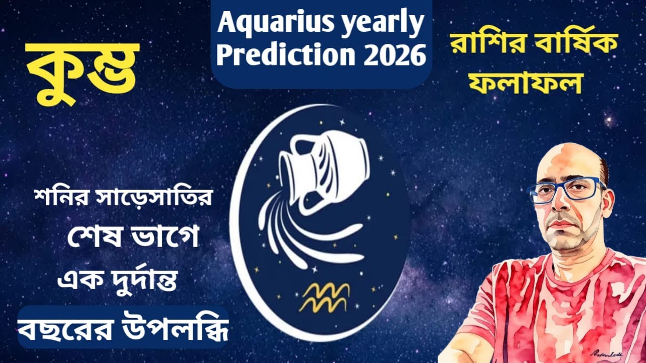 Aquarius Yearly Prediction 2026||কুম্ভ রাশি বার্ষিক ফলাফল ২০২৬||