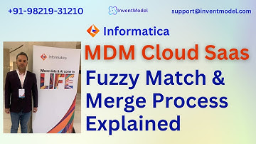 🚀 Informatica MDM SaaS training | Fuzzy Match & Merge Process Explained 🚀