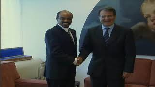 Visit of Meles Zenawi, Prime Minister of Ethiopia, to Romano Prodi, 2002
