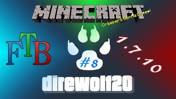 TREEFARM AUTOMATED Lets Play EP8 DireWolf20 FTB Modpack