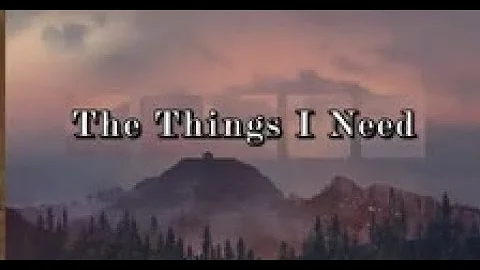 "The Things I Need" - Rev. Donnie Hendrick
