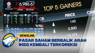 Sempat Hijau di Awal IHSG Justru Terkoreksi hingga Akhir Sesi Pertama - [Newsline Bisnis]