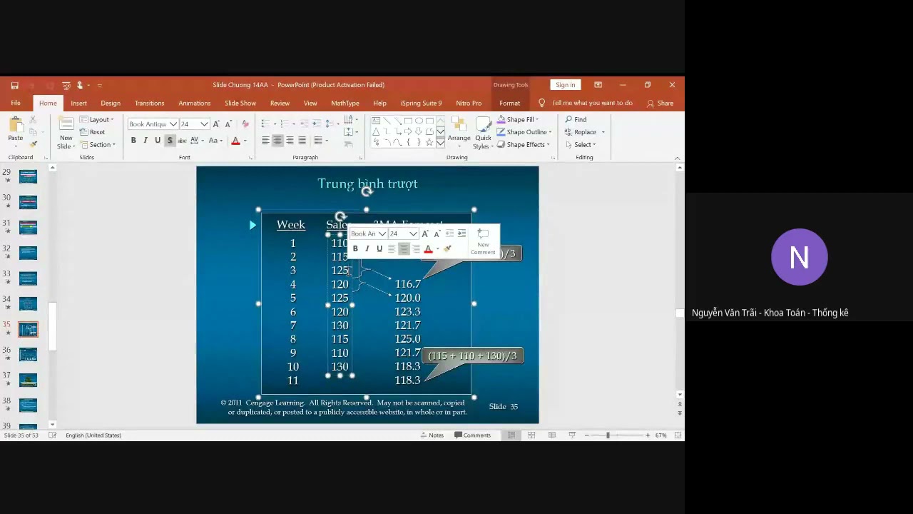 Outline Video Thống kê_Buổi 7