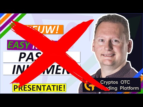 ? COTP 01: 24/7 Passief inkomen met Cryptos OTC    ***PRESENTATIE***