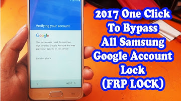 2017 One Click To Bypass/Remove/Delete/ All Samsung Google Account Lock ( frp bypass)