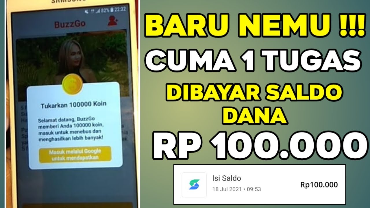 APK PENGHASIL SALDO DANA GRATIS TERCEPAT 2021 YouTube