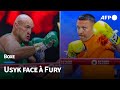 Boxe oleksandr usyk face  tyson fury pour le titre de champion du monde poids lourds  afp