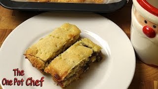 Fruit Mince Shortbread Slice One Pot Chef