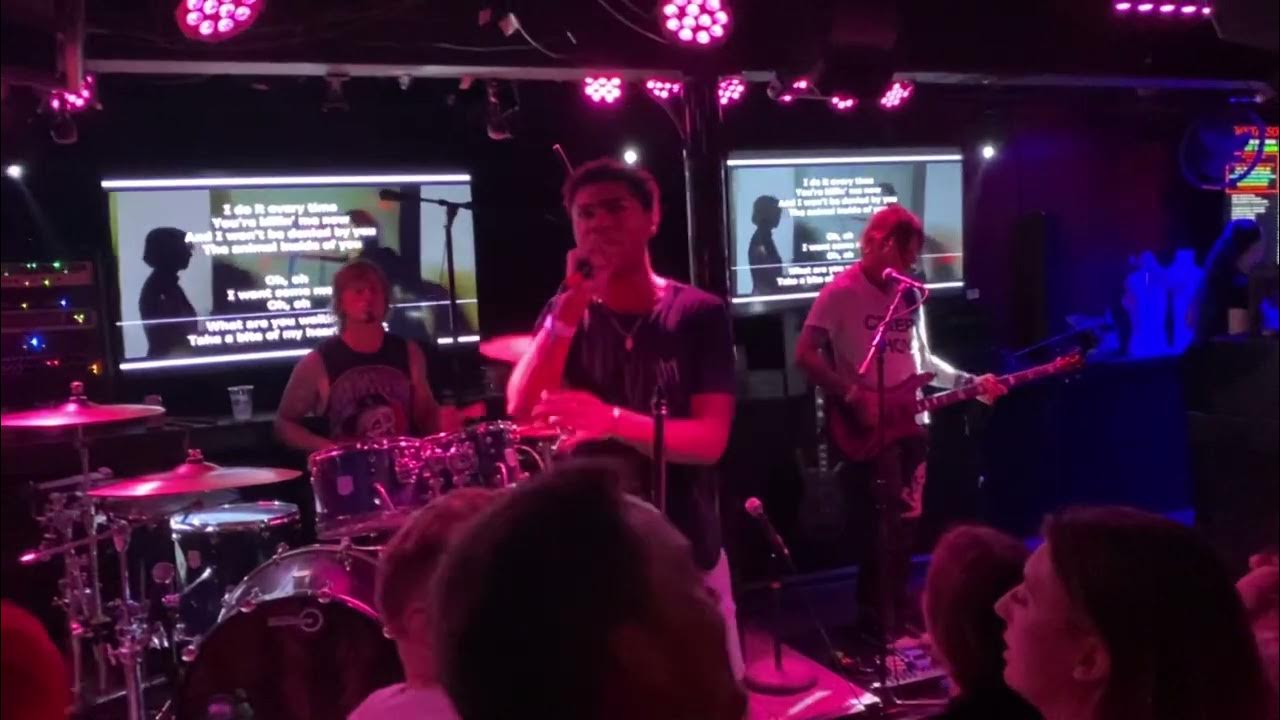 Animal - Neon Trees karaoke at Dark Horse Tavern - YouTube