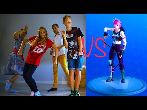 FORTNITE DANCE CHALLENGE!  In Real Life Кто КРУЧЕ ТАНЦУЕТ