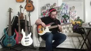 Video thumbnail of "Baruch Adonai / Shout Of El Shaddai - Paul Wilbur (Bass Cover)"