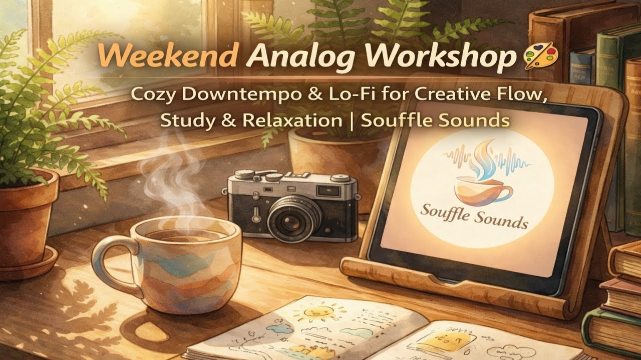 Weekend Analog Workshop 🎨 Cozy Downtempo & Lo-Fi for Creative Flow, Study & Relaxation
