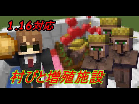 【マイクラ】村びと増殖施設を作ってみた！【無限増殖】