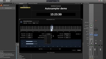 MainStage: Using the MainStage Autosampler