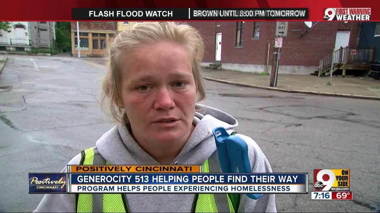 channel 9 weather orlando Positively CIncinnati: Generosity 513 helps homeless find their way