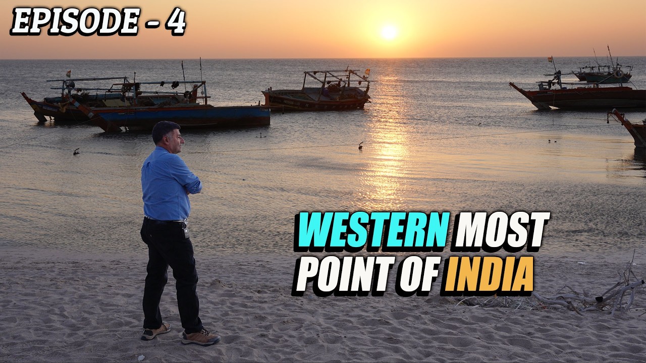 Ep 4 Kutch ,Mandvi Vijay vilas palace,to Narayan Sarover , Koteshwar, Lakhpat to Bhuj, Gujarat