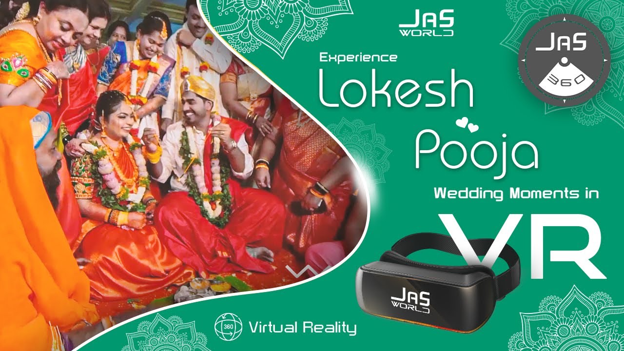 Lokesh + Pooja Bangalore Wedding in 360° Video Jas360 Jas World