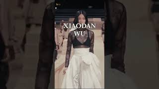 Model Xiaodan Wu walking for Dior Fall 2022 #model #fashion #highfashion #dior #couture #prada
