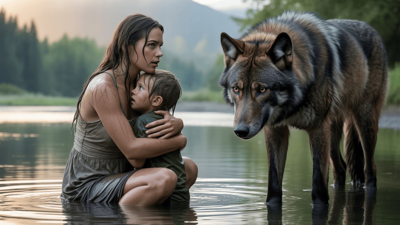 She Risked Her Life to Save the Alpha King's Pop From The River __ The King Refused To Let Her Go
