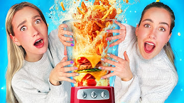 24 UUR ETEN UIT DE BLENDER!🤯