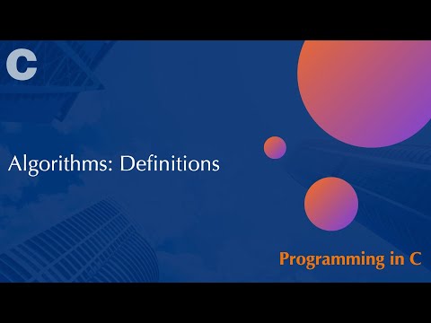 Algorithms: Definitions