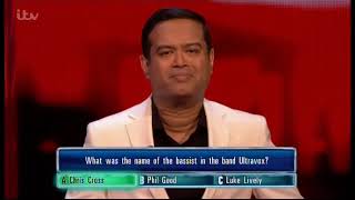 Ultravox question on "The Chase" - May 2019