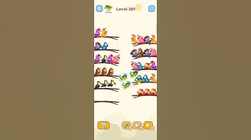 Bird Sort Colour GAMEPLAY LEVEL 321🔥Subscribe Channel@8-Bit games🔥