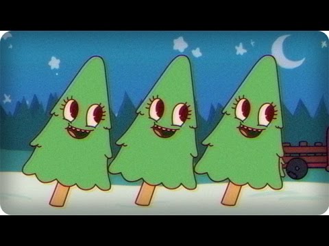 santas MERRY CHRISTMAS FROM THE TREES