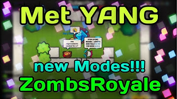 🔥 Met YANG in CC MODE! (The Creator of ZombsRoyale) Talking about Trident and Hammer Weapons! 🔥