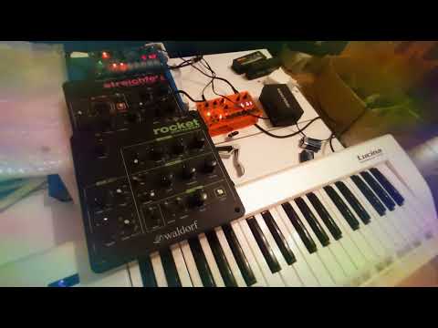 BASTL INSTRUMENTS * MicroGranny meets WALDORF ROCKET Synth* short jam* no speaking