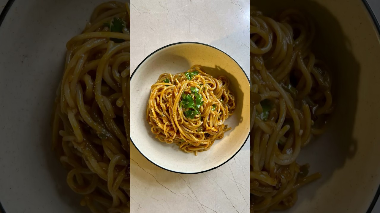 Chilli Garlic Spaghetti 😋