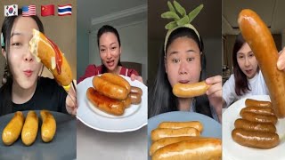 The most delicious Uncle Boss sausage in the world | Mozarella cheese inside its yummy