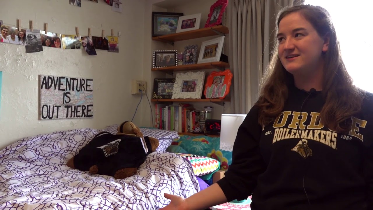Sample Standard Double Room Tour Purdue Housing YouTube